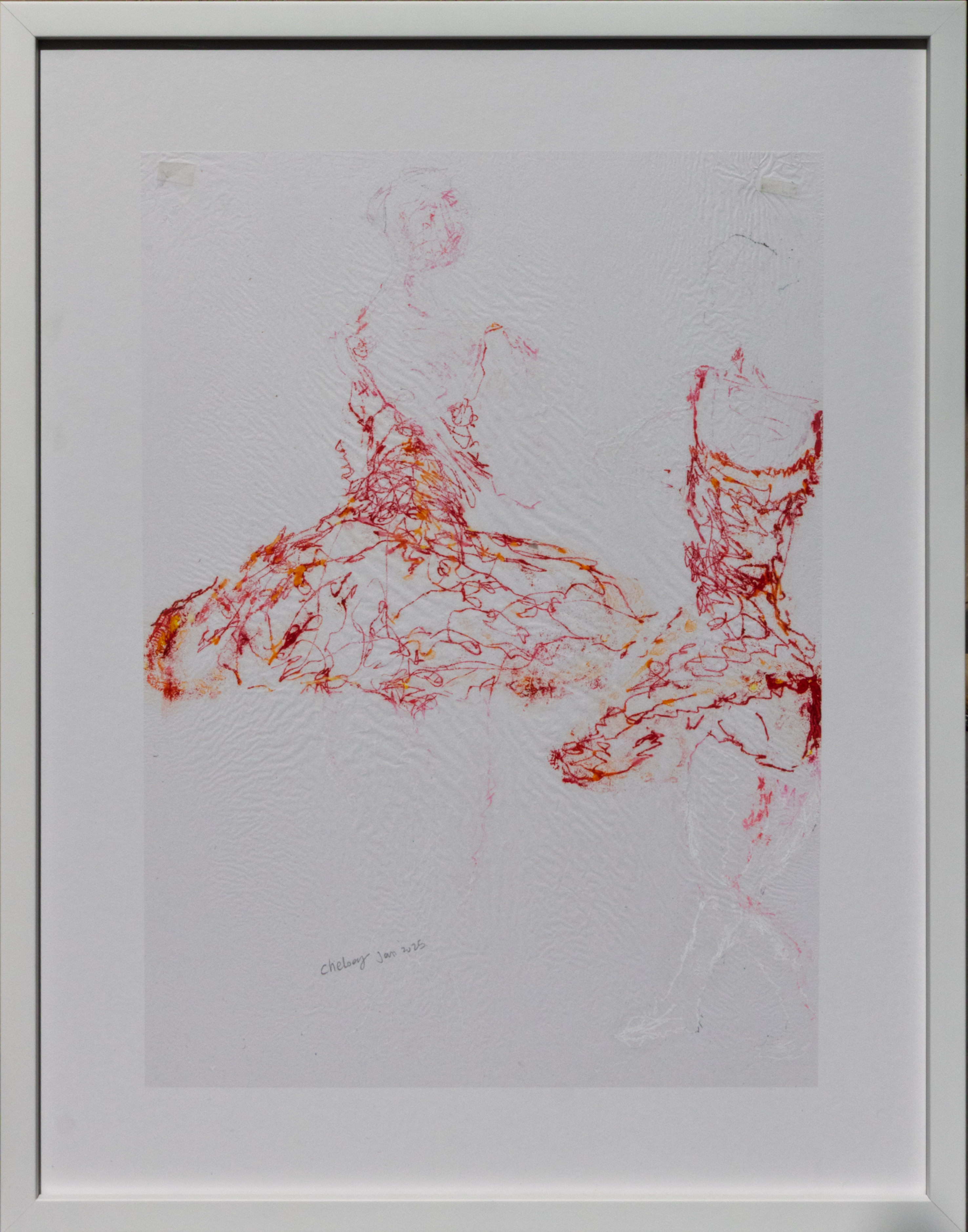 Chelsey L - Dancer III (Mixed media on canvas, 2023)